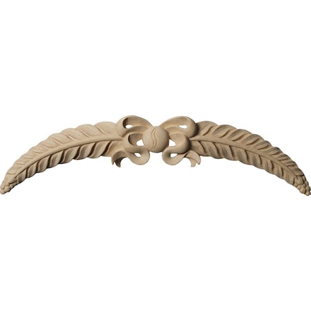 Ekena Millwork 16"W x 4 1/8"H x 1"D Medium Kent Swag, Maple ONL16X04X01KEMA